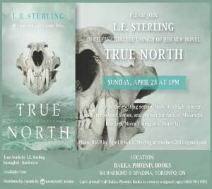 evite for launch party - cover of novel