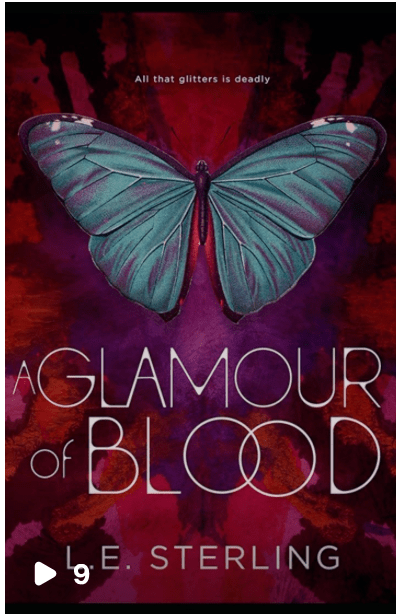 book cover from instagram